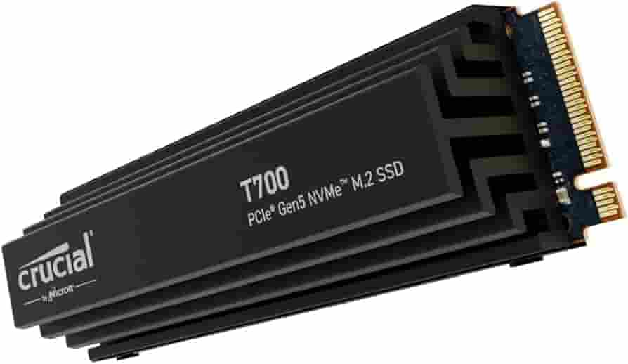 SSD M2 NVMe GEN5 CRUCIAL T700 1TB 11700MB par Sec